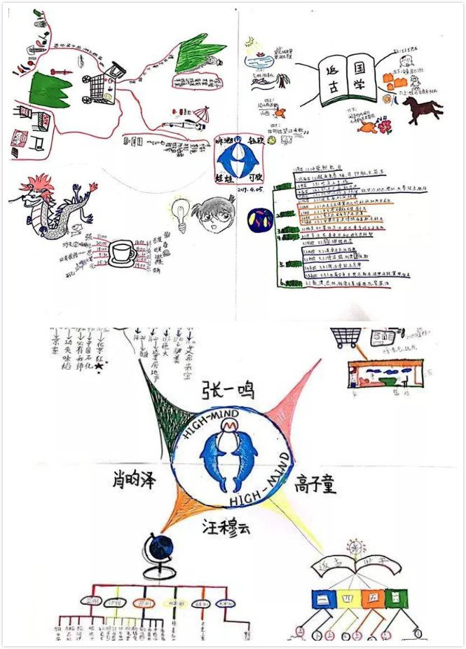 海曼教育学员思维导图作品